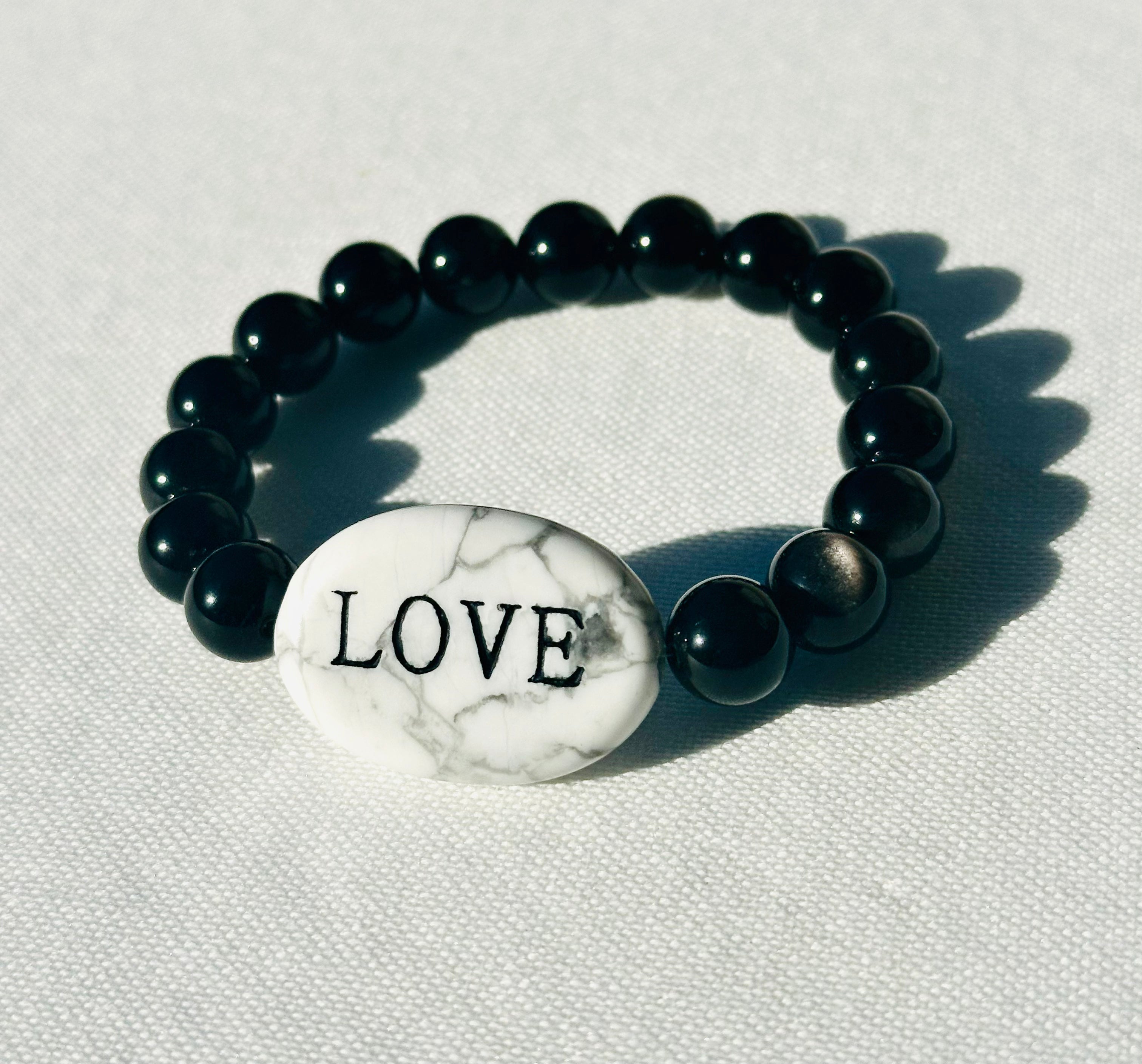 DAY & NIGHT (Howlite and Obsidian) 2-Piece Bundle