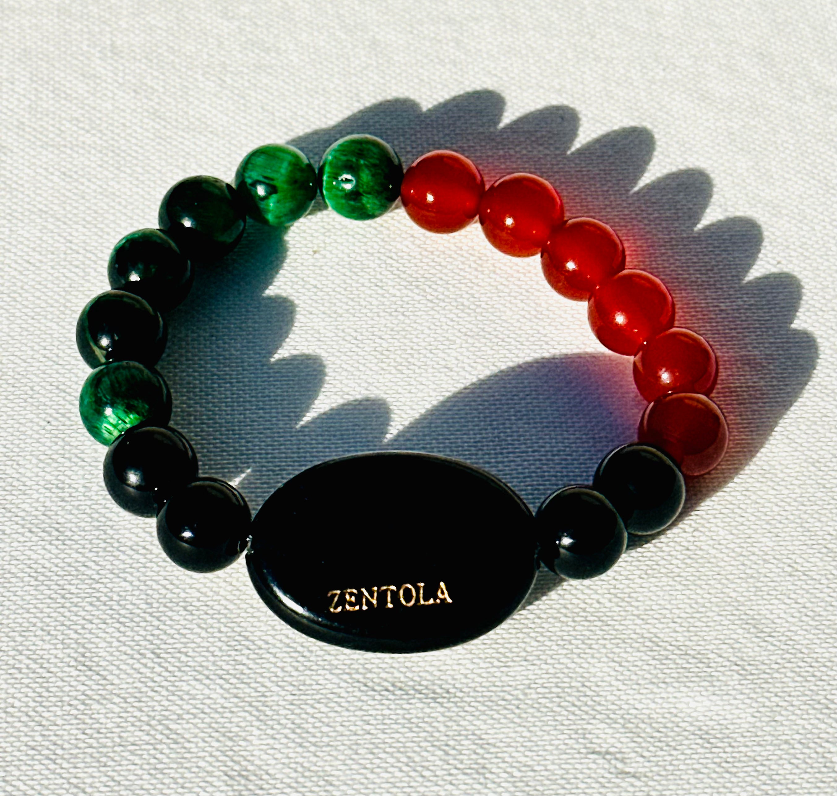 MOTHERLAND (Obsidian w/ Red Agate and Green Tiger Eye)