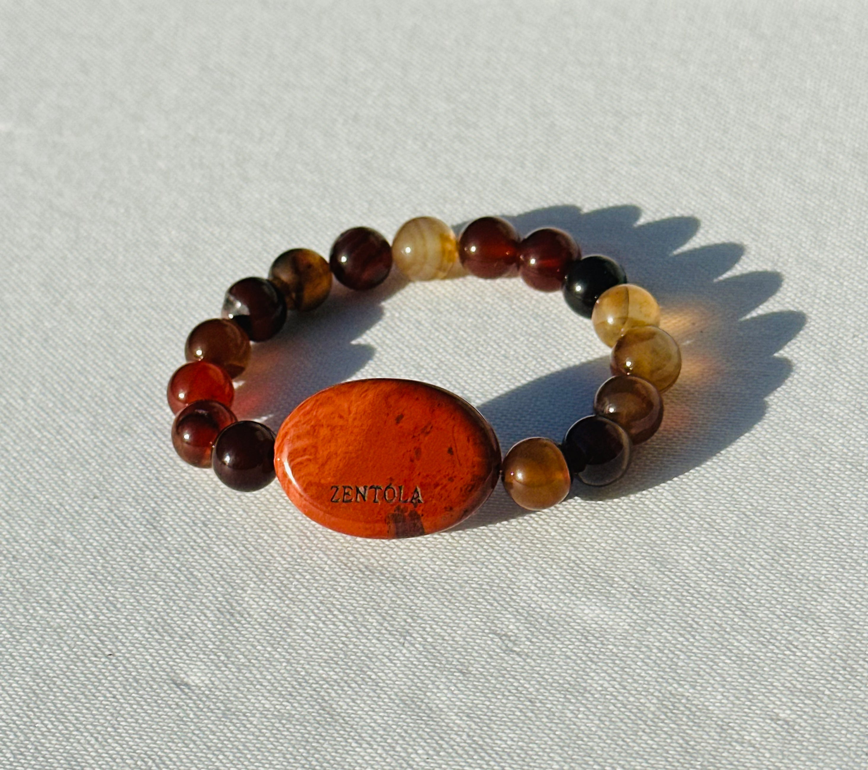 JASPER BERRY "Mini Love" (Red Jasper W/ Dream Agate)