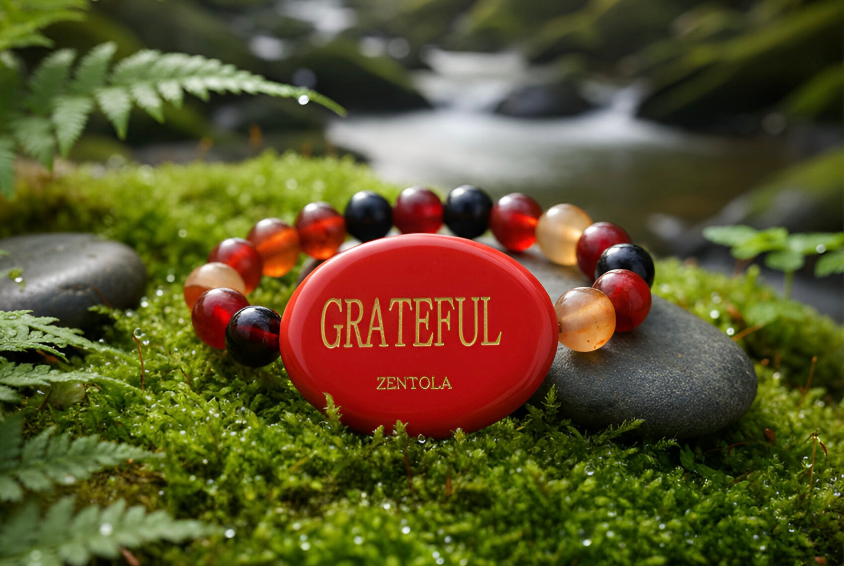 JASPER BERRY "Classic" (Red Jasper w/ Dream Agate)