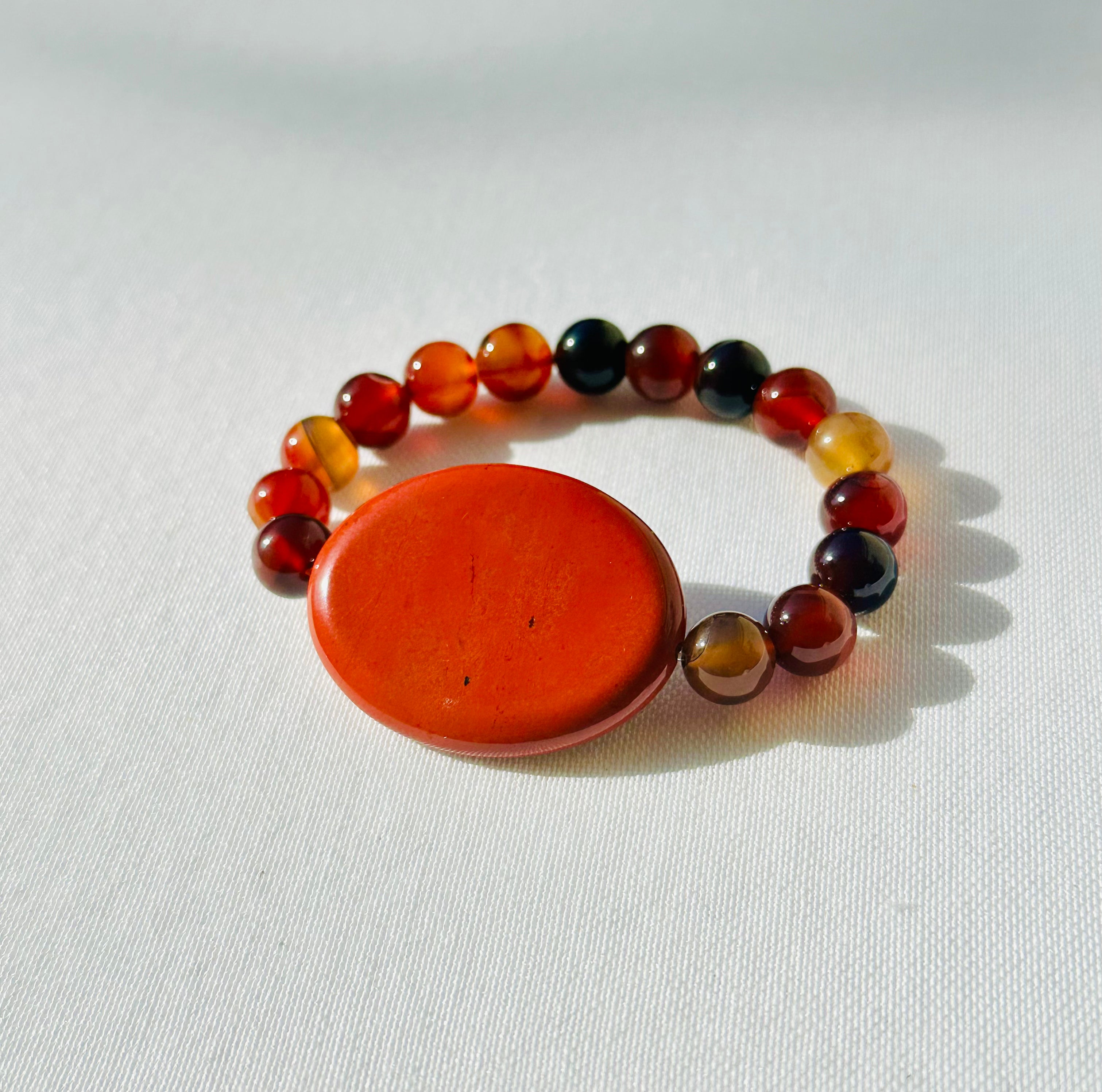 JASPER BERRY "Classic" (Red Jasper w/ Dream Agate)
