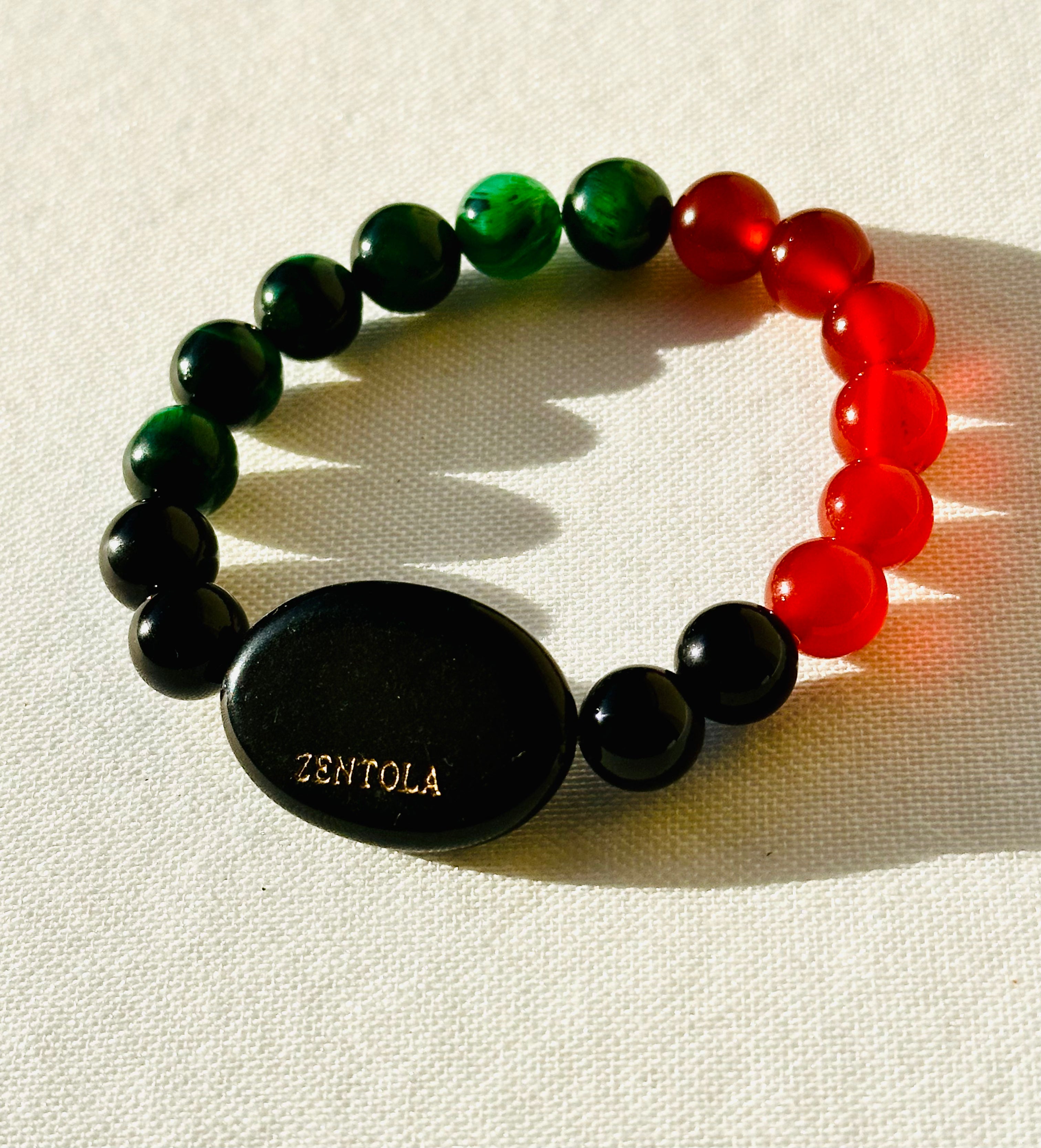 MOTHERLAND (Obsidian w/ Red Agate and Green Tiger Eye)