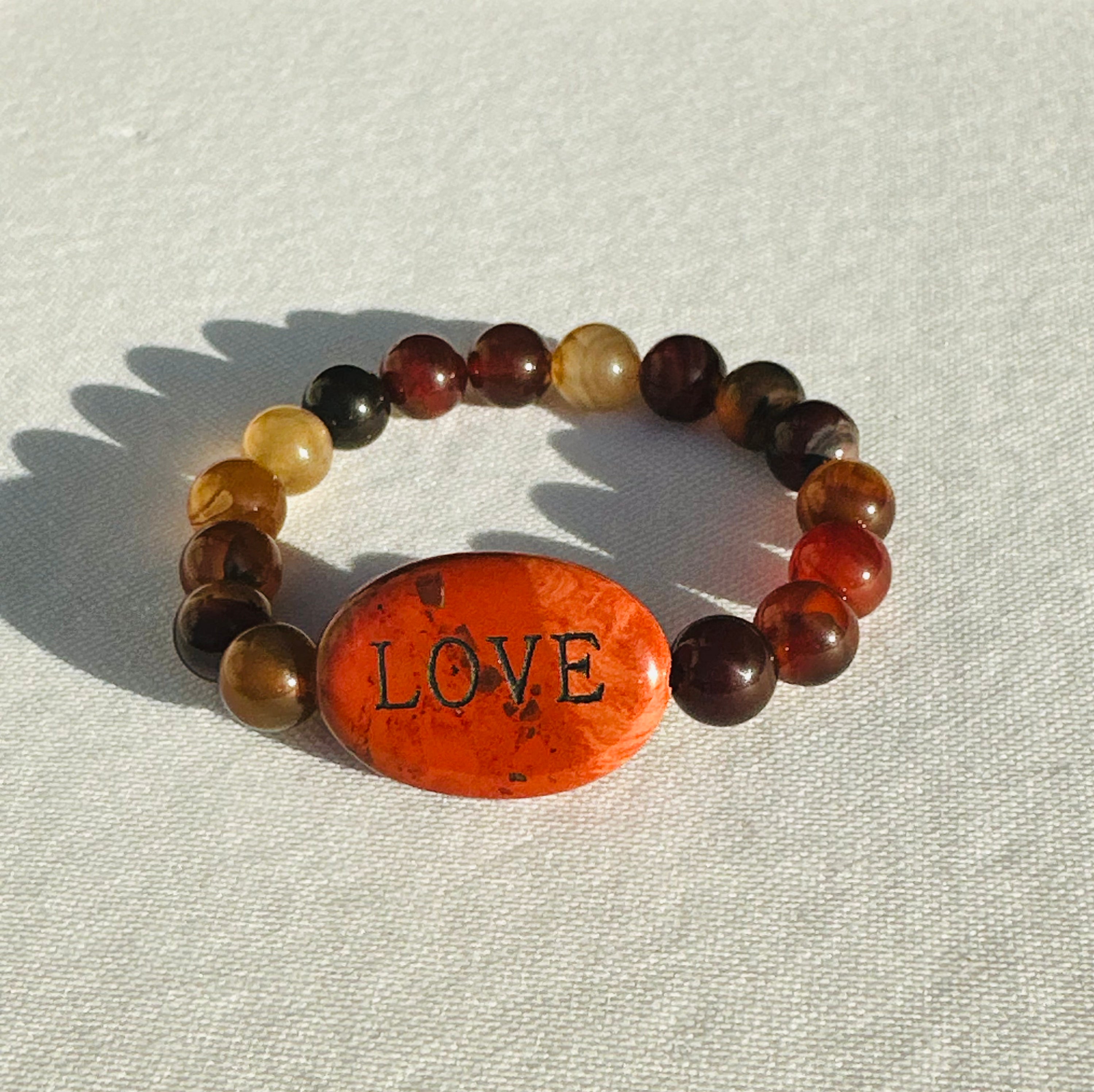 JASPER BERRY "Mini Love" (Red Jasper W/ Dream Agate)