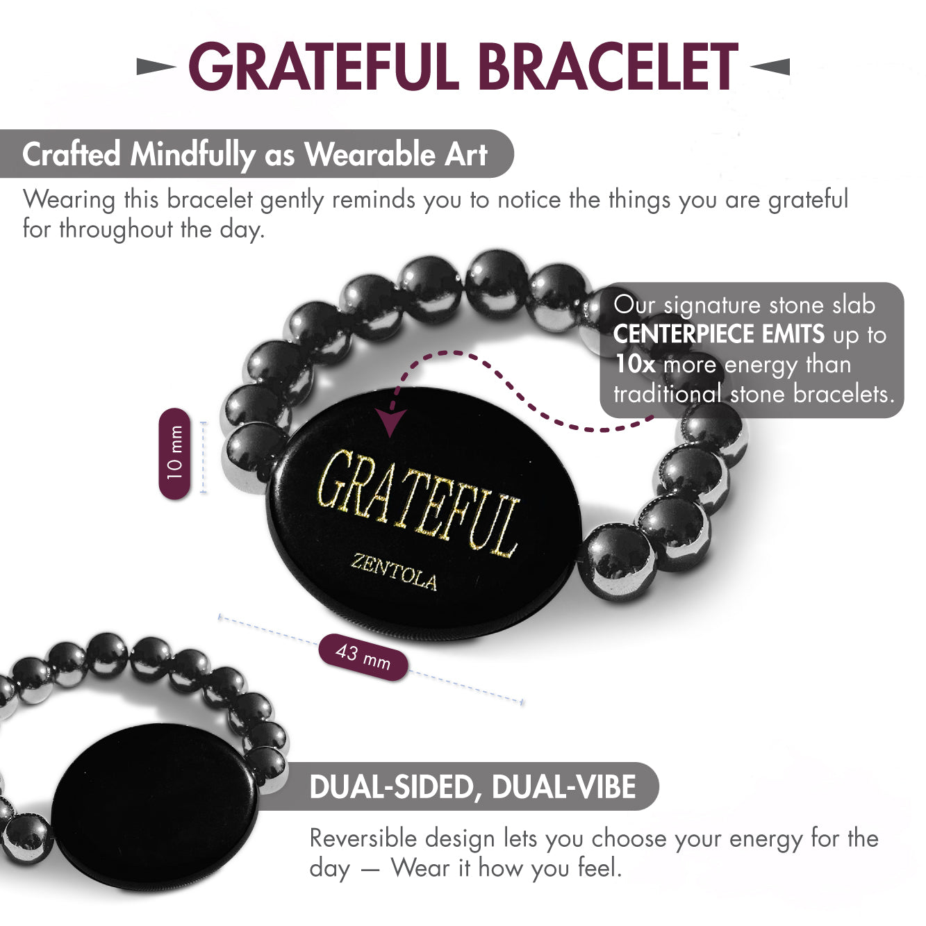 Grateful Game Bundle (w/ Zen Titan Obsidian Bracelet)