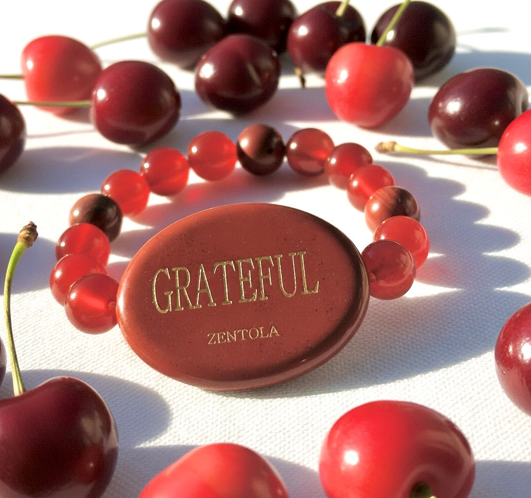 CHERRY GLOW (Red Jasper w/ Red Agate)