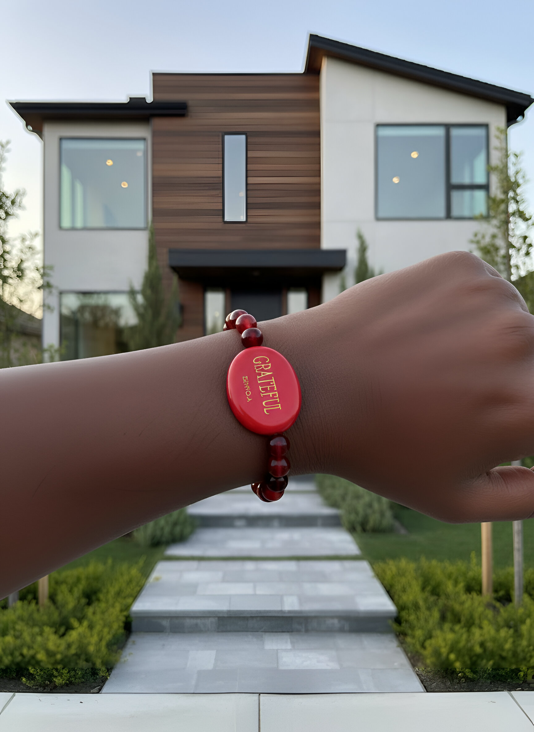 CHERRY GLOW (Red Jasper w/ Red Agate)