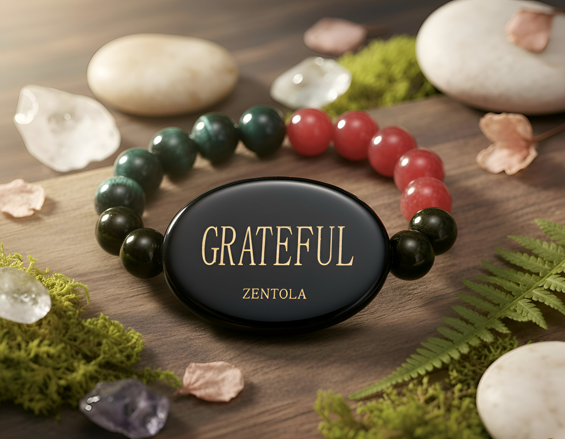 MOTHERLAND (Obsidian w/ Red Agate and Green Tiger Eye)