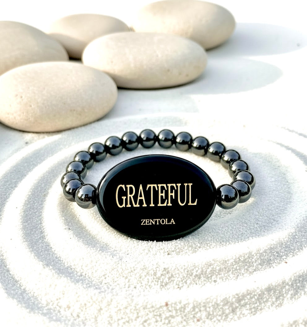 ZEN TITAN (Black Obsidian w/ Hematite)