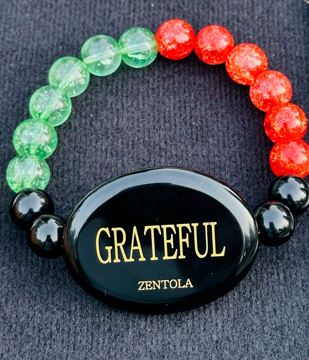 Black Obsidain Red and gree