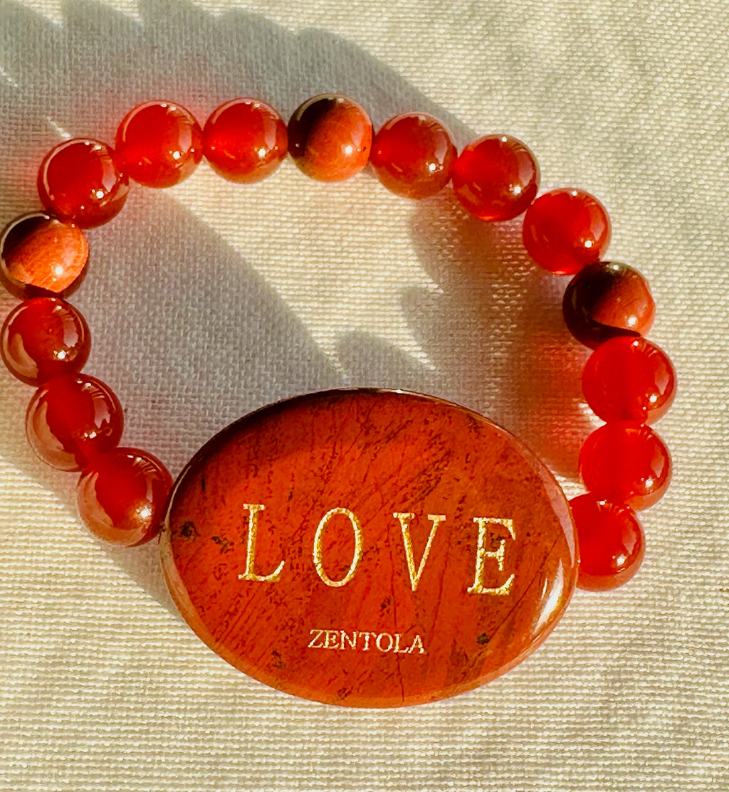 Red Jasper with Red Agate and Red Jasper Band