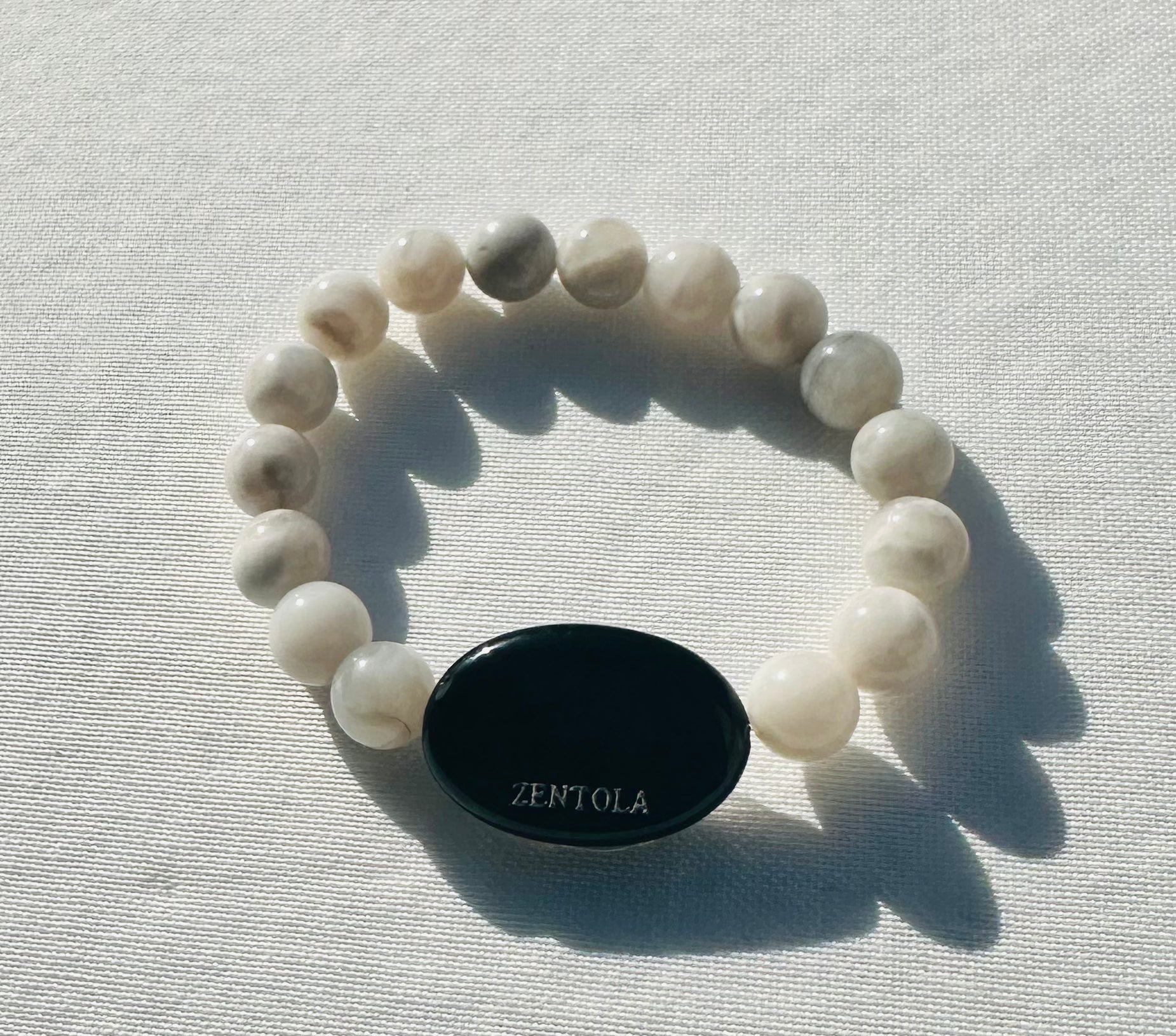 NIGHT LIGHT (Obsidian w/ White Agate)