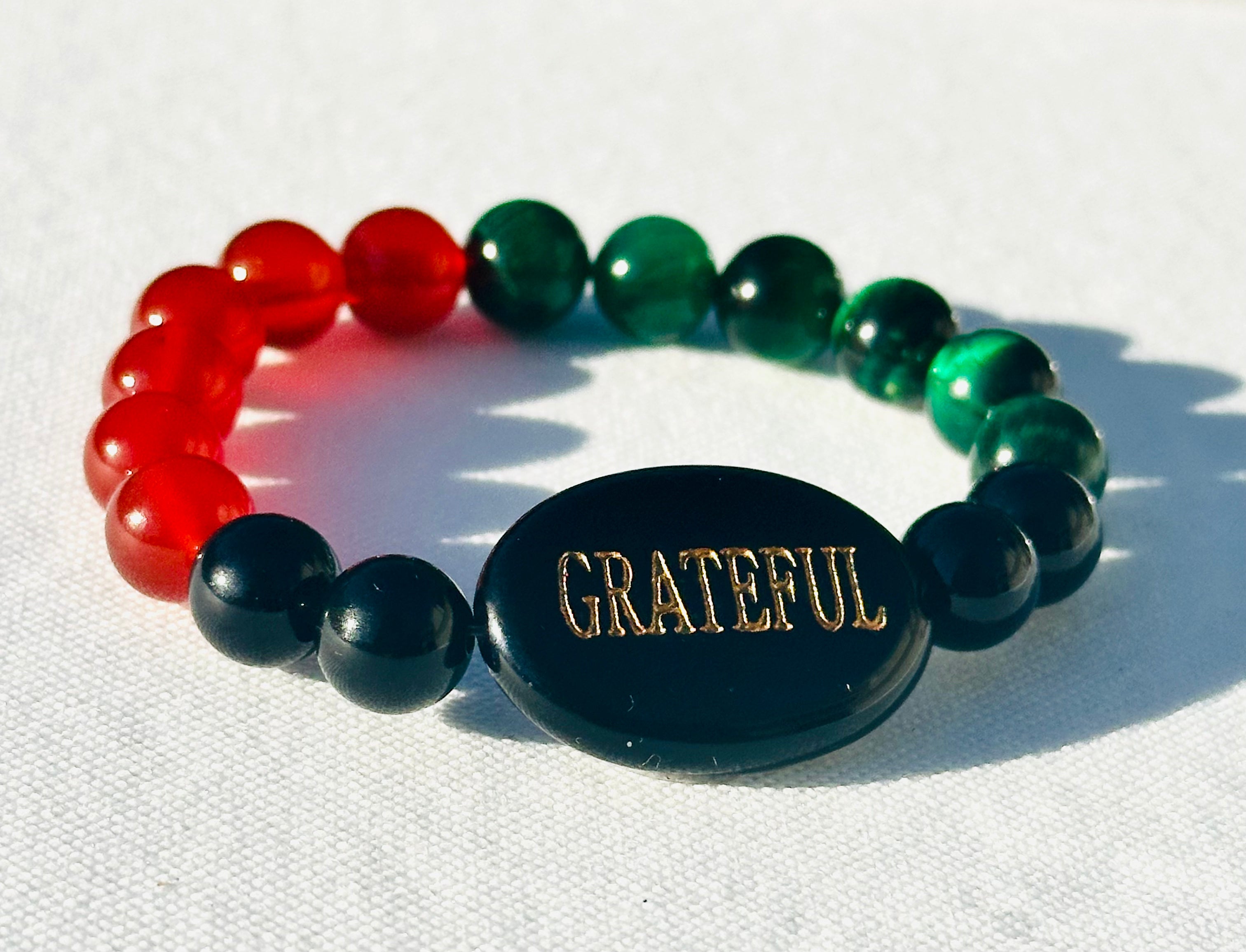 MOTHERLAND (Obsidian w/ Red Agate and Green Tiger Eye)