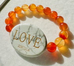 Howlite with Carnelian Band