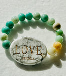 Howlite with Amazonite Band