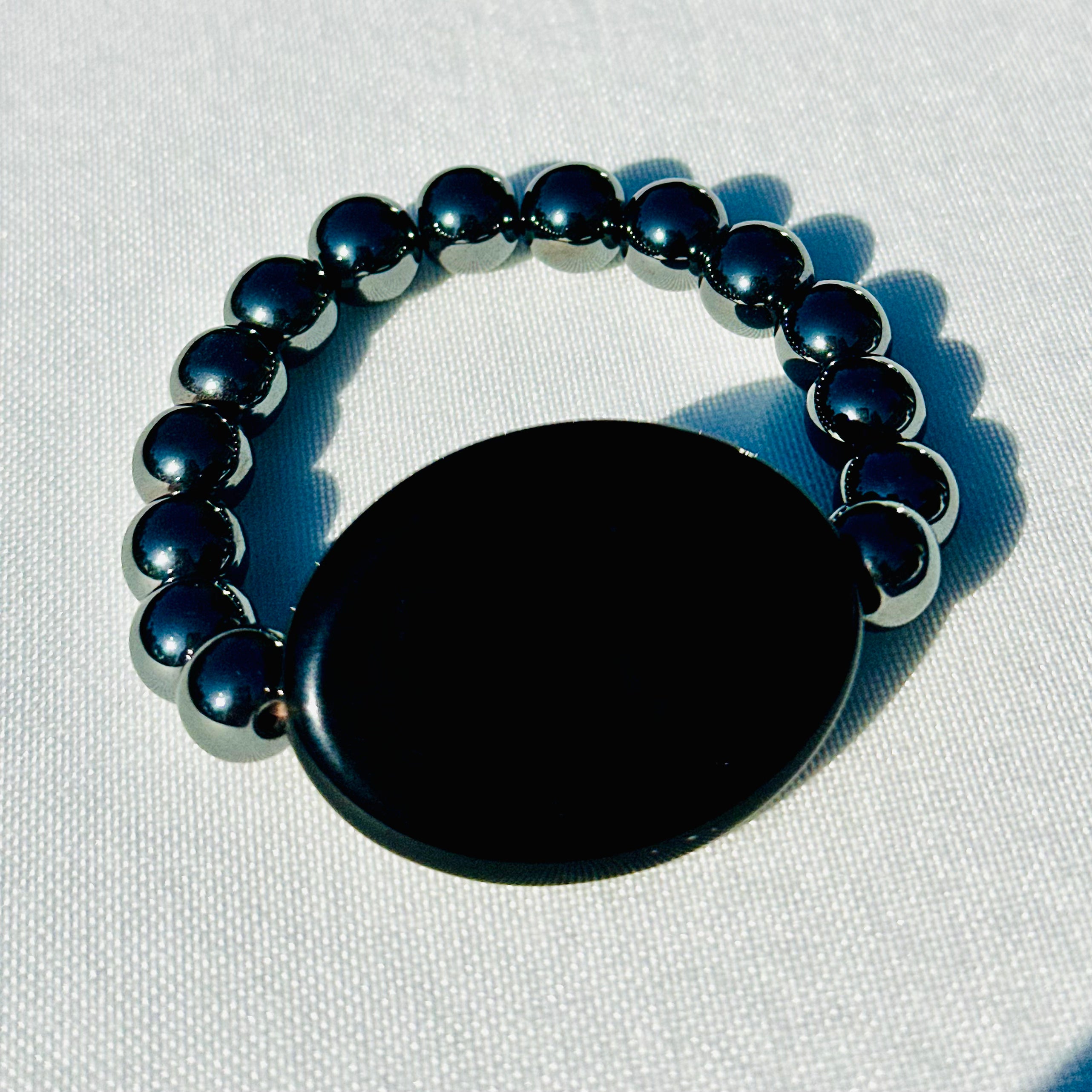 ZEN TITAN (Black Obsidian w/ Hematite)