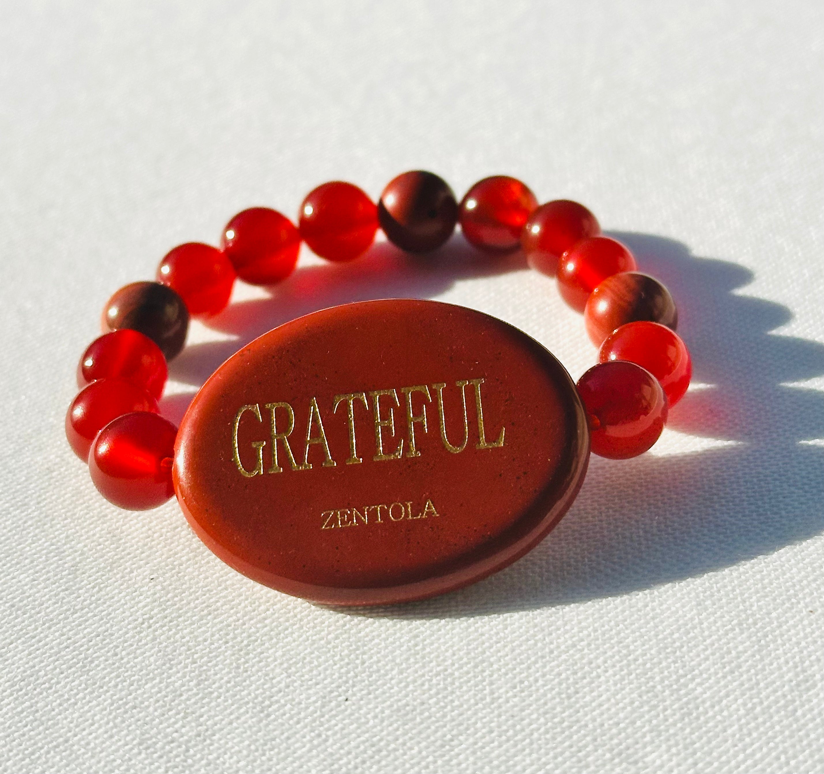 CHERRY GLOW (Red Jasper w/ Red Agate)
