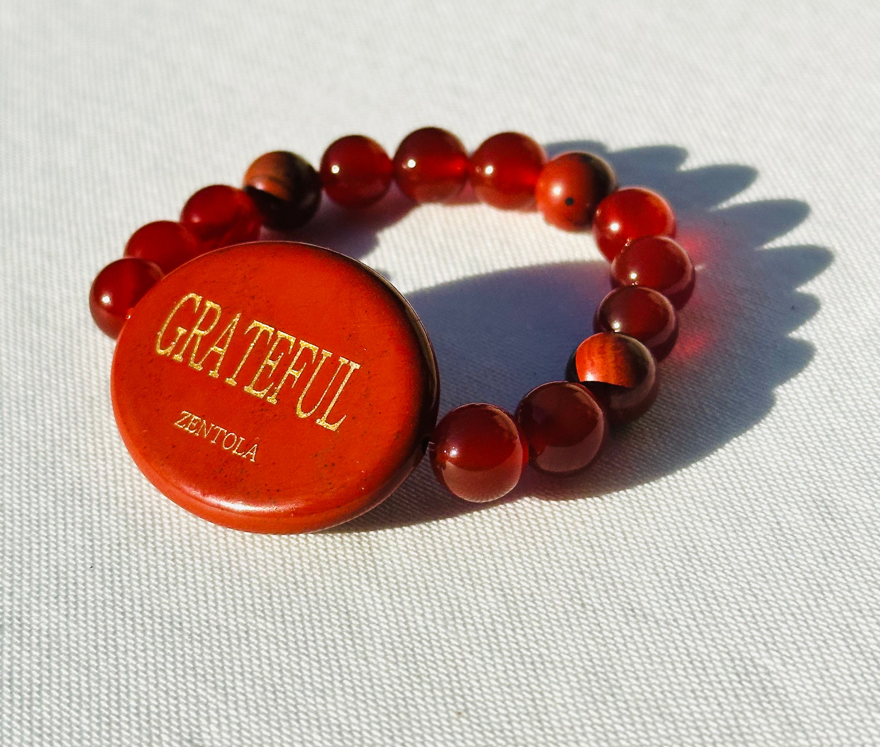 CHERRY GLOW (Red Jasper w/ Red Agate)