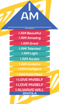 I AM Pledge Affirmation Wall Gem by Zentola
